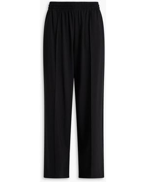 Wardrobe NYC Stretch-jersey Track Trousers - Black