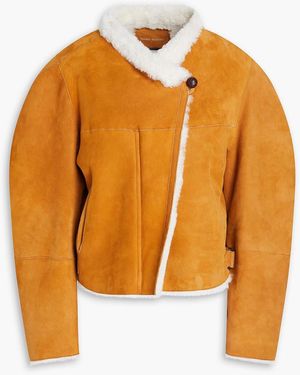 Isabel Marant Acacina Shearling Jacket - Orange