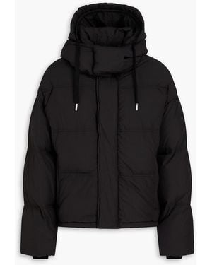 Ami Paris Oversized Quilted Shell Down Jacket - Black