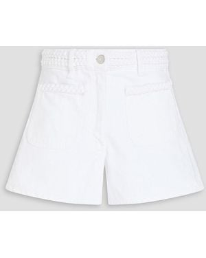 Maje Denim Shorts - White