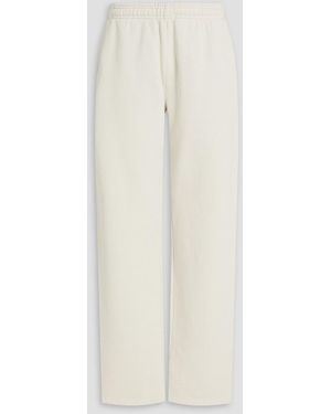 Entire studios Cotton-Fleece Sweatpants - White