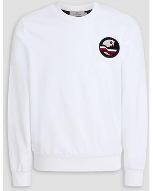 Canali French Cotton-Terry Sweatshirt - White