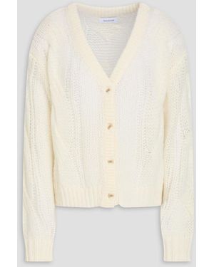 NAADAM Cable-Knit Merino Wool And Cashmere-Blend Cardigan - White