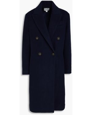 Vince Brushed-Felt Coat - Blue