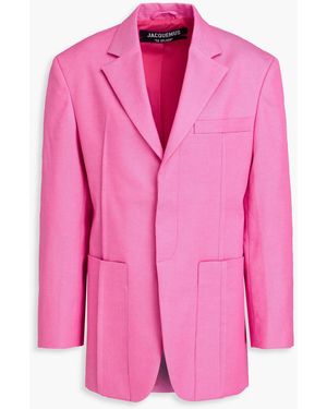 Jacquemus D'Homme Twill Blazer - Pink