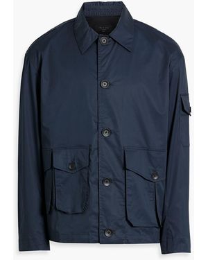 Rag & Bone Cade Cotton-poplin Jacket - Blue