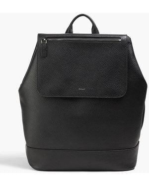 Bally York Pebbled-Leather Backpack - Black