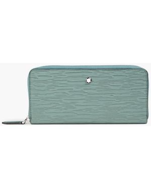 Montblanc Textured-leather Phone Pouch - Green