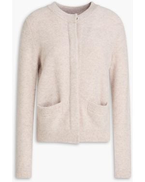 Vince Mélange Cashmere Cardigan - Natural