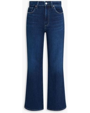 PAIGE Marlow High-rise Flared Jeans - Blue