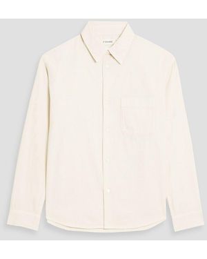 FRAME Modern Cotton-Twill Shirt - Natural