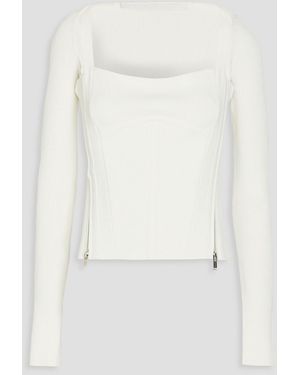 Dion Lee Jersey Top - White