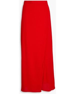 Tory Burch Maxi-wickelrock aus crêpe - Rot