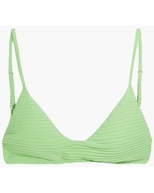 ViX Dune lili geripptes bikini-oberteil - Grün