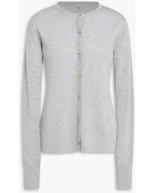 TOTEME Lyocell-Blend Cardigan - Grey