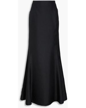 Loulou de Saison Dalupiri Silk-twill Maxi Skirt - Black