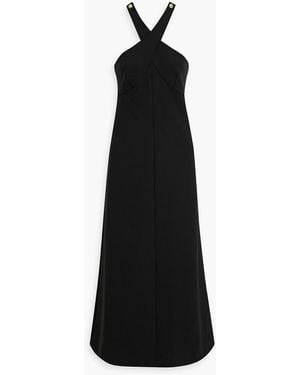 Rosetta Getty Wool-blend Maxi Dress - Black