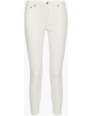 Acne Studios Climb Mid-rise Skinny Jeans - White