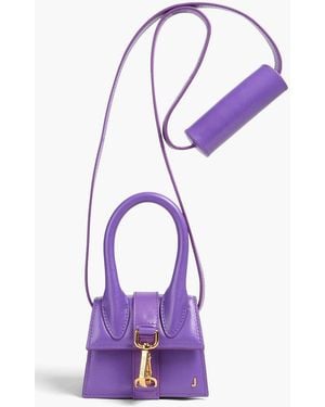Jacquemus Le Chiquito Montagne Leather Cross-body Bag - Purple