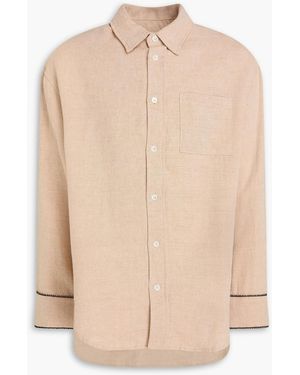 The Elder Statesman Twill Shirt - Natural