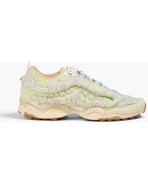 Acne Studios Mesh Trainers - Green