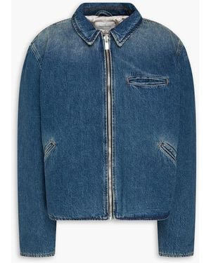 Magda Butrym Faded Denim Jacket - Blue