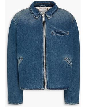 Magda Butrym Faded Denim Jacket - Blue