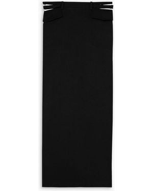 Dion Lee Crepe Maxi Skirt - Black