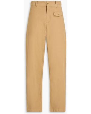 Rag & Bone Renata Cotton-Canvas Straight-Leg Trousers - Natural