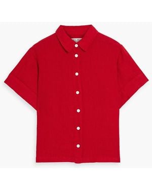Alex Mill Maddie Linen Shirt - Red