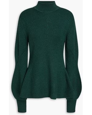 Zimmermann Ribbed Wool Jumper - Green