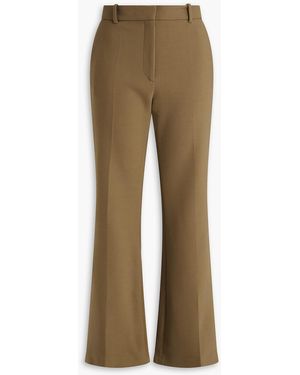 JOSEPH Tafira Twill Flared Trousers - Natural