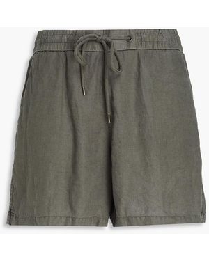 James Perse Linen Shorts - Green