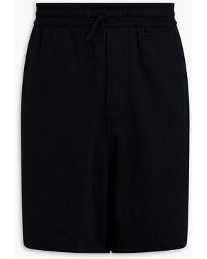 Y-3 French Cotton-Blend Terry Shorts - Black