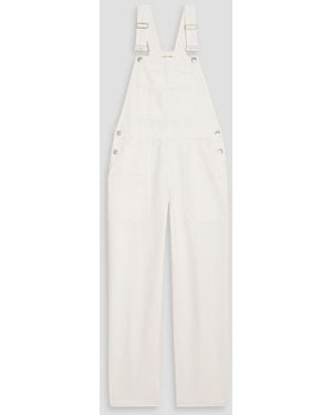 Alex Mill Lili Denim Overalls - White