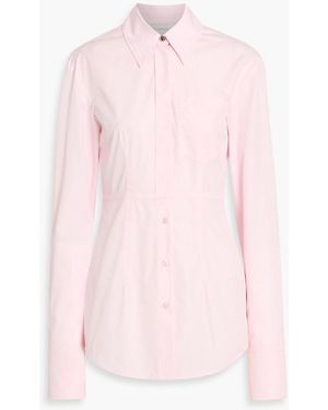 Sportmax Gocce Cotton-Poplin Shirt - Pink