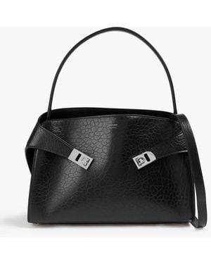Ferragamo Hug Leather Tote - Black