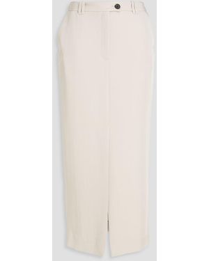 A.Emery Larley Twill Maxi Pencil Skirt - White