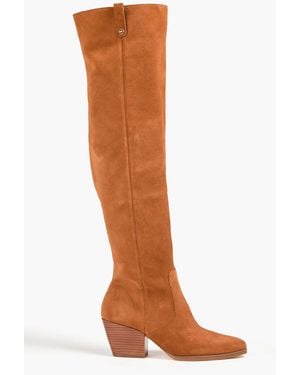 MICHAEL Michael Kors Harlow Suede Over-the-knee Boots - Brown