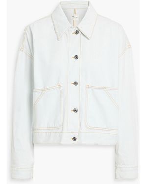 FRAME The Boxy Denim Jacket - White