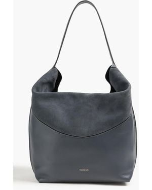 Neous Pavo Leather And Suede Tote - Black