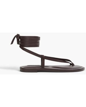 A.Emery Elliot Leather Sandals - Brown
