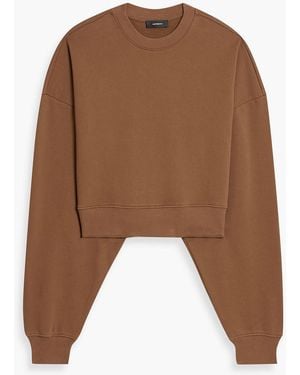 Wardrobe NYC French Cotton-Terry Sweatshirt - Brown
