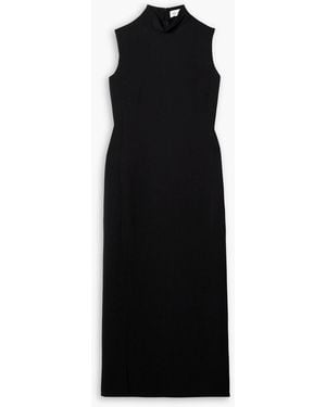 Veronica de Piante Leah Crepe Midi Dress - Black