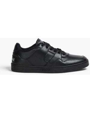 Celine Ct-04 Leather Trainers - Black
