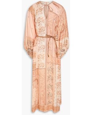 Zimmermann Printed Linen Kaftan - Orange