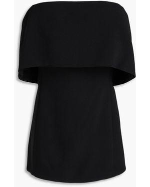 TOTEME Off-the-shoulder Crepe Top - Black
