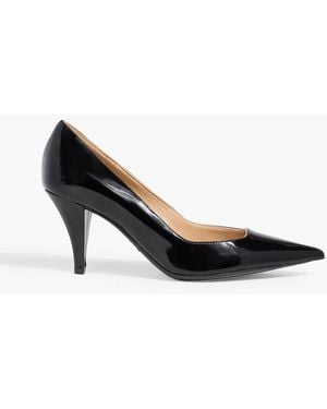 Sergio Rossi Patent-Leather Pumps - Black