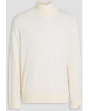 Rag & Bone Roy Knitted Turtleneck Jumper - White