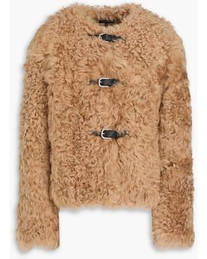 Rag & Bone Sabrina Shearling Coat - Natural